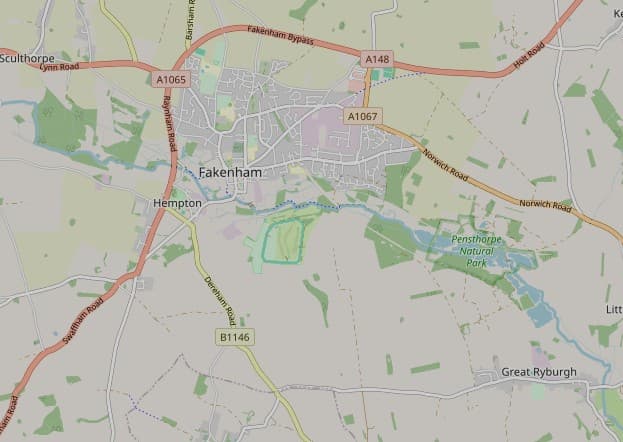 Norwich to Fakenham