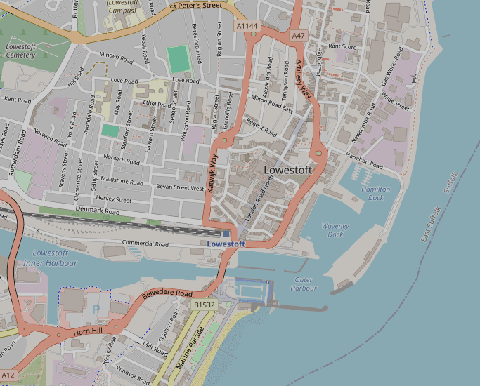 Norwich to Lowestoft