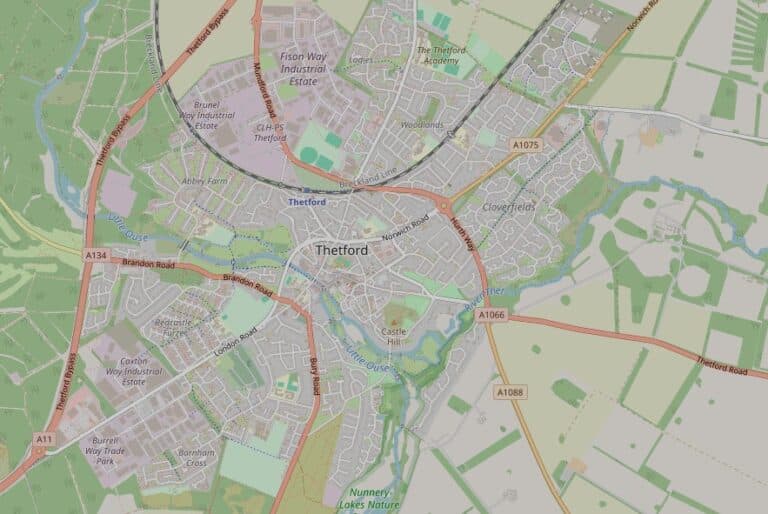 Norwich to Thetford